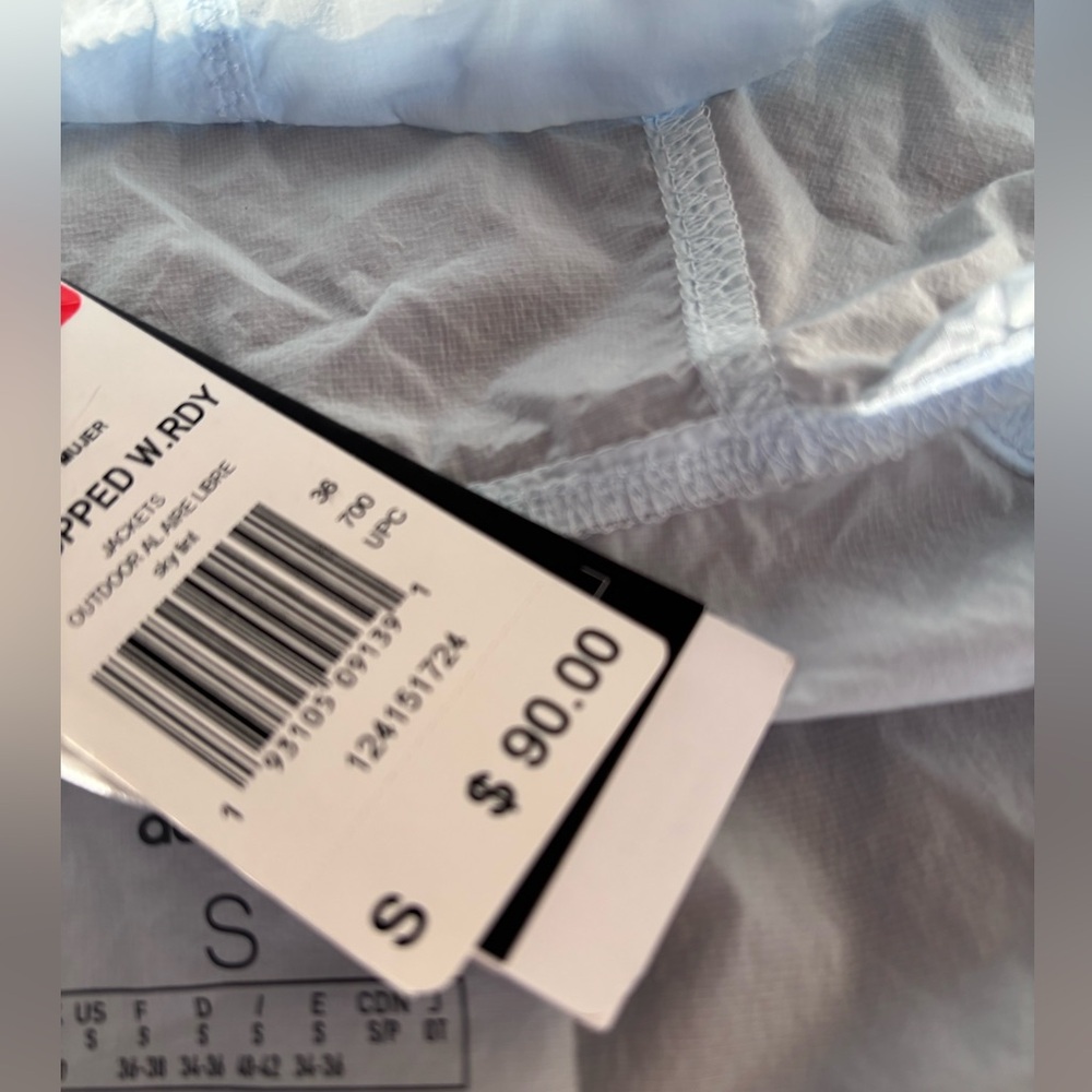 ADIDAS Light Blue Windbreaker Jacket - Picture 11 of 11